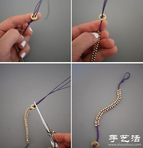 串珠+繩編 DIY制作漂亮手鏈/腳鏈/項(xiàng)鏈 -  rpnrmr.com