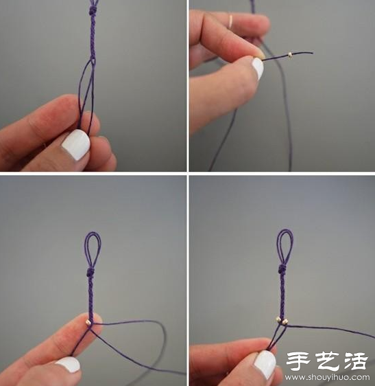 串珠+繩編 DIY制作漂亮手鏈/腳鏈/項(xiàng)鏈 -  rpnrmr.com