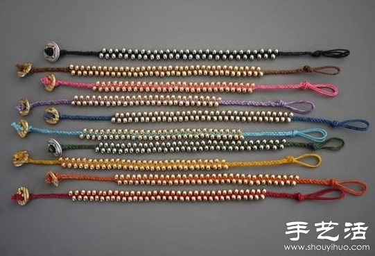 串珠+繩編 DIY制作漂亮手鏈/腳鏈/項(xiàng)鏈 -  rpnrmr.com