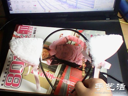 可愛兔耳朵發(fā)箍DIY手工制作教程 -  rpnrmr.com