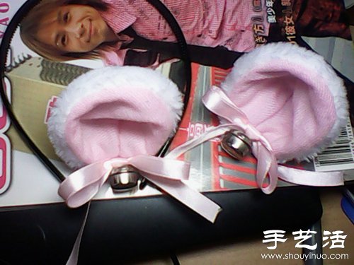 可愛兔耳朵發(fā)箍DIY手工制作教程 -  rpnrmr.com