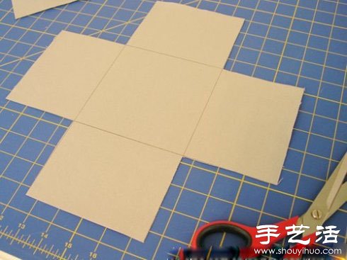 帶標(biāo)簽布藝收納盒手工制作教程 -  rpnrmr.com
