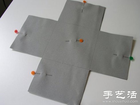 帶標(biāo)簽布藝收納盒手工制作教程 -  rpnrmr.com