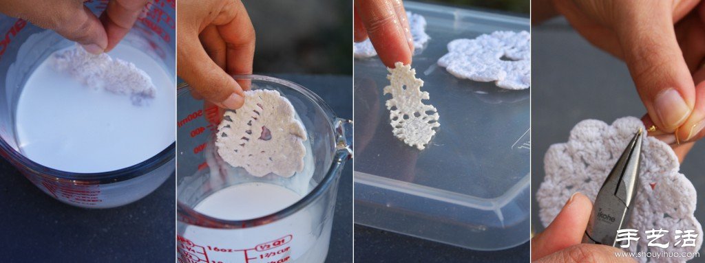 唯美蕾絲花邊耳環(huán)DIY手工制作教程 -  rpnrmr.com