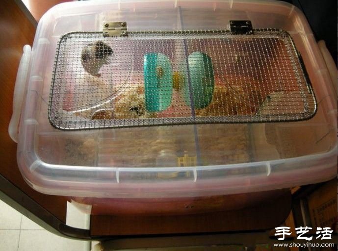超大倉(cāng)鼠籠制作方法 整理箱DIY倉(cāng)鼠籠子 -  rpnrmr.com