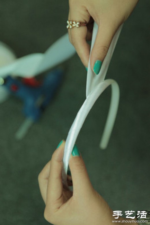小清新清涼發(fā)箍DIY手工制作教程 -  rpnrmr.com