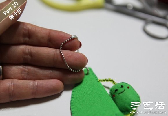 超萌的豌豆娃娃掛件手工制作教程 -  rpnrmr.com
