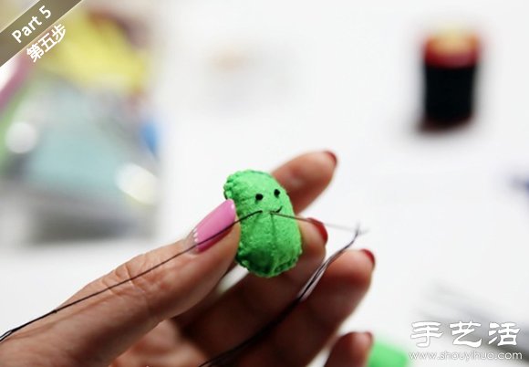 超萌的豌豆娃娃掛件手工制作教程 -  rpnrmr.com