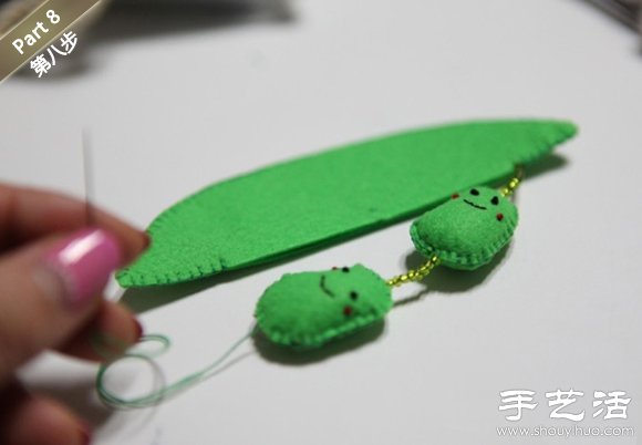 超萌的豌豆娃娃掛件手工制作教程 -  rpnrmr.com
