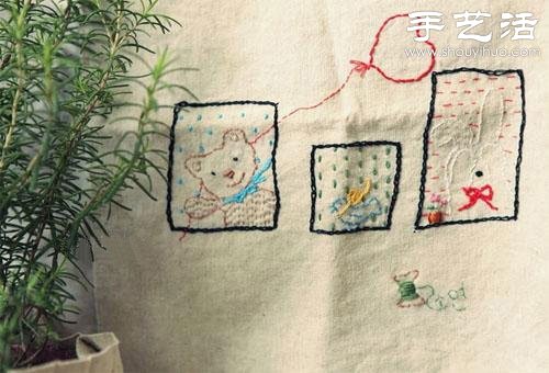 棉麻布刺繡DIY清新居家小物件 -  rpnrmr.com