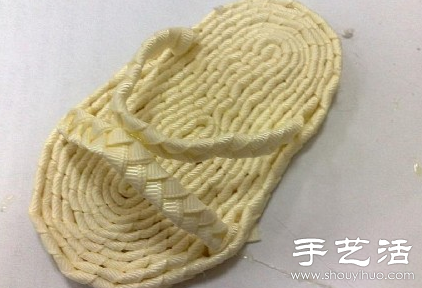 綢帶+熱熔膠 手工制作可愛家居拖鞋 -  rpnrmr.com