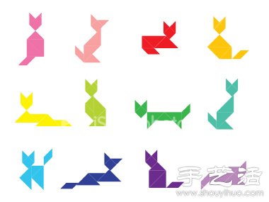 七巧板制作教程 七巧板的制作方法 -  rpnrmr.com