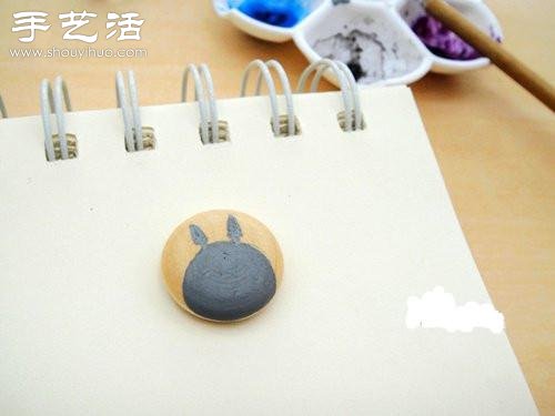 圍棋棋子+戒托 創(chuàng)意DIY可愛“寶石”戒指 -  rpnrmr.com