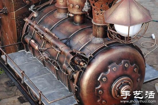 超帥氣的蒸汽朋克火車頭燒烤架DIY -  rpnrmr.com