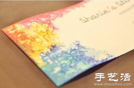 創(chuàng)意DIY個性彩虹名片 -  rpnrmr.com