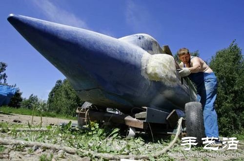 俄羅斯大叔DIY的迷你潛水艇 -  rpnrmr.com