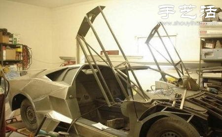 國外牛人DIY制作的蘭博基尼跑車 -  rpnrmr.com