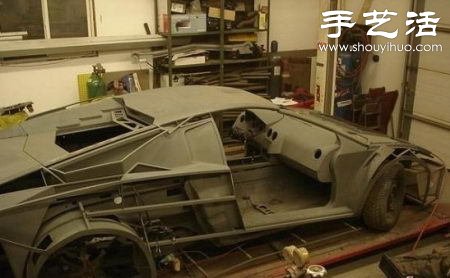 國外牛人DIY制作的蘭博基尼跑車 -  rpnrmr.com