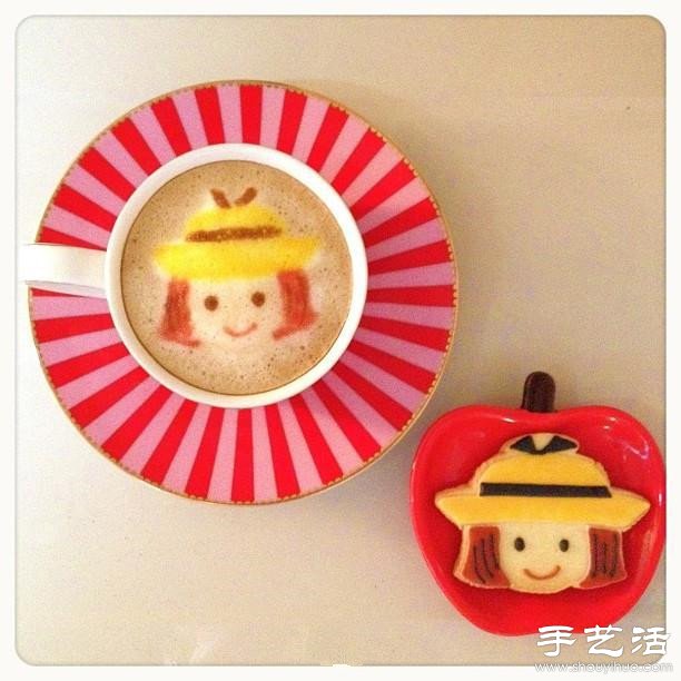 超逼真的趣味咖啡圖案DIY -  rpnrmr.com