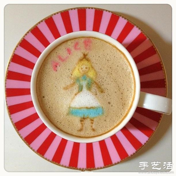 超逼真的趣味咖啡圖案DIY -  rpnrmr.com
