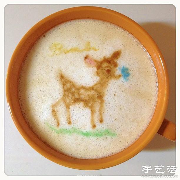 超逼真的趣味咖啡圖案DIY -  rpnrmr.com