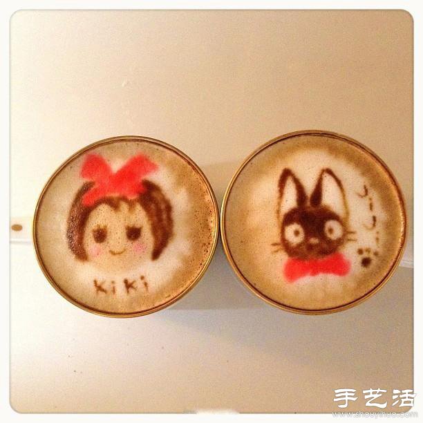 超逼真的趣味咖啡圖案DIY -  rpnrmr.com