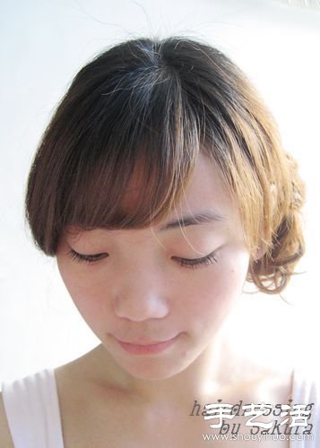 花苞頭的扎法圖解 漂亮花苞頭怎么扎 -  rpnrmr.com