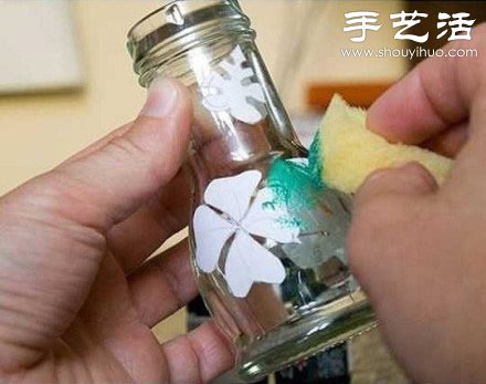 玻璃瓶變廢為寶手工制作精致花瓶 -  rpnrmr.com