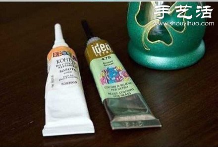 玻璃瓶變廢為寶手工制作精致花瓶 -  rpnrmr.com