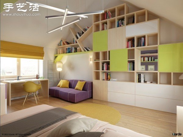 大空間兒童房裝修設(shè)計(jì)效果圖 -  rpnrmr.com