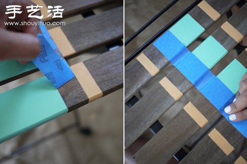 舊椅子改造 DIY時(shí)尚絢麗多彩靠椅 -  rpnrmr.com