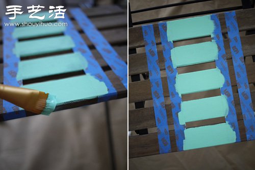 舊椅子改造 DIY時(shí)尚絢麗多彩靠椅 -  rpnrmr.com