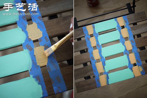 舊椅子改造 DIY時(shí)尚絢麗多彩靠椅 -  rpnrmr.com
