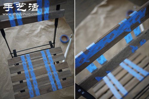 舊椅子改造 DIY時(shí)尚絢麗多彩靠椅 -  rpnrmr.com