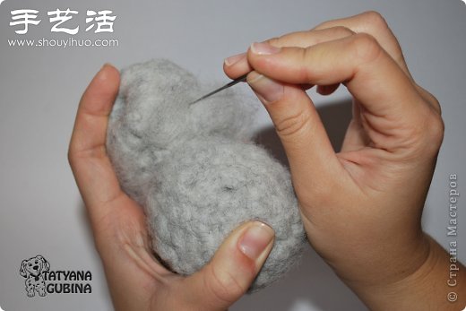 超詳細(xì)刺猬玩偶的羊毛氈手工制作教程 -  rpnrmr.com