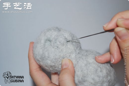 超詳細(xì)刺猬玩偶的羊毛氈手工制作教程 -  rpnrmr.com