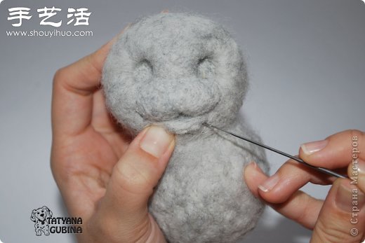 超詳細(xì)刺猬玩偶的羊毛氈手工制作教程 -  rpnrmr.com