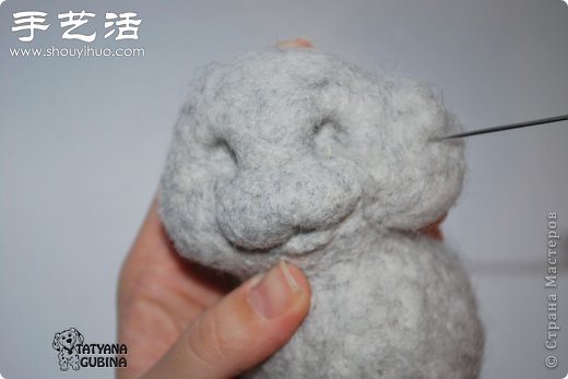 超詳細(xì)刺猬玩偶的羊毛氈手工制作教程 -  rpnrmr.com
