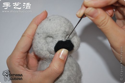 超詳細(xì)刺猬玩偶的羊毛氈手工制作教程 -  rpnrmr.com