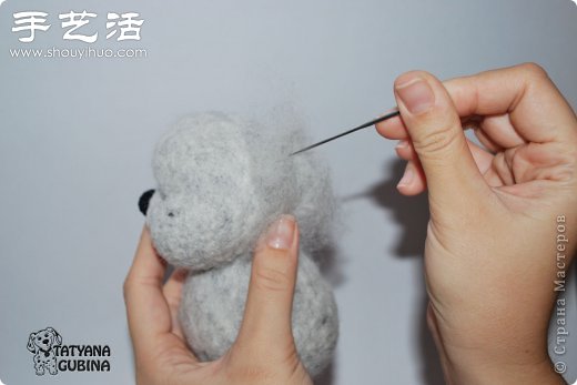 超詳細(xì)刺猬玩偶的羊毛氈手工制作教程 -  rpnrmr.com