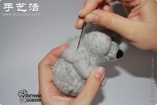 超詳細(xì)刺猬玩偶的羊毛氈手工制作教程 -  rpnrmr.com