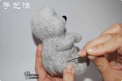 超詳細(xì)刺猬玩偶的羊毛氈手工制作教程 -  rpnrmr.com
