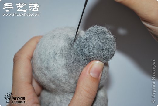 超詳細(xì)刺猬玩偶的羊毛氈手工制作教程 -  rpnrmr.com