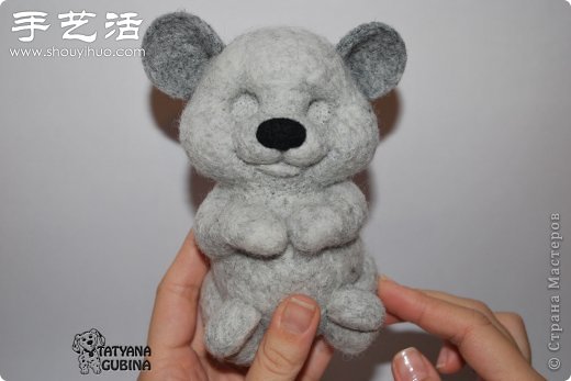超詳細(xì)刺猬玩偶的羊毛氈手工制作教程 -  rpnrmr.com