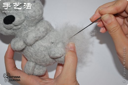 超詳細(xì)刺猬玩偶的羊毛氈手工制作教程 -  rpnrmr.com