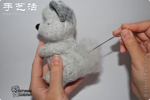 超詳細(xì)刺猬玩偶的羊毛氈手工制作教程 -  rpnrmr.com