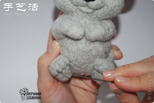 超詳細(xì)刺猬玩偶的羊毛氈手工制作教程 -  rpnrmr.com
