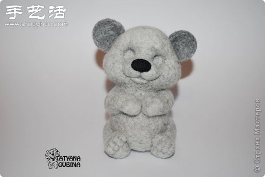 超詳細(xì)刺猬玩偶的羊毛氈手工制作教程 -  rpnrmr.com