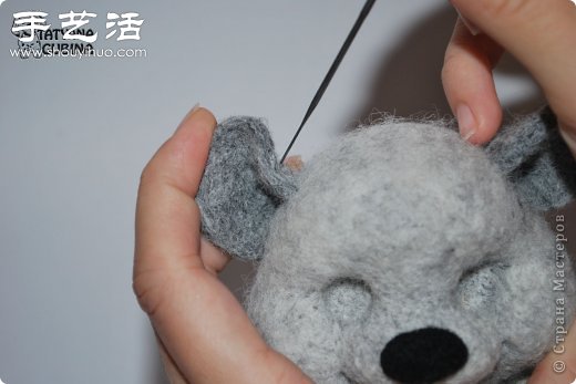 超詳細(xì)刺猬玩偶的羊毛氈手工制作教程 -  rpnrmr.com