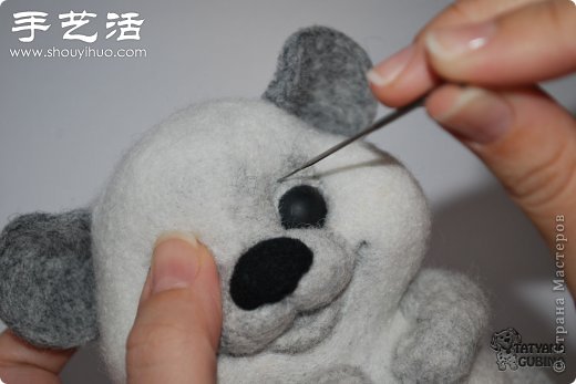 超詳細(xì)刺猬玩偶的羊毛氈手工制作教程 -  rpnrmr.com
